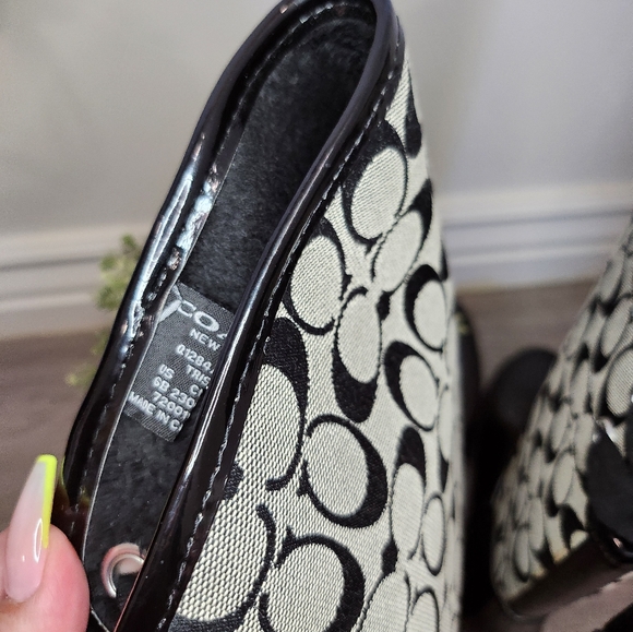 Coach logo canvas Rain boot - Picture 8 of 12